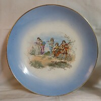 Rare antique Zsolnay Pécs 470 II I/2 porcelain wall plate