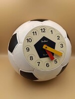 Hanhart Telstar inspiráció Német életnagyságú football foci labda vintage asztali óra