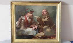 Oil on canvas painting