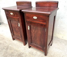 Restored Antique Art Nouveau Mahogany Sideboard Pair ca. 1910!