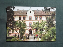 Képeslap,Csurgó,Csokonai gimnázium látkép,részlet, 1971-