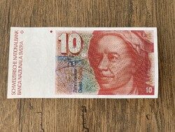 Svájc 10 Frank 1986 UNC