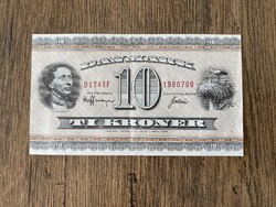 Dánia 10 Korona 1970 VF+
