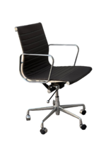 Design ikon valódi bőrben – Eames EA 117 stílusú prémium irodaszék (Frissen kárpitozva)