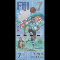 Fidzsi-szigetek / Fiji 7 Dollars 2017 P-120 emlékbankjegy UNC