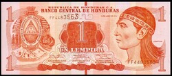 Honduras 1 lempira UNC 2014