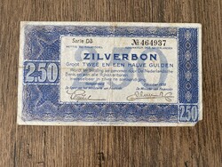 Hollandia 2,5 Gulden 1938 F