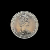Tristan da Cunha – 25 Pence – 1980...Erzsébet anyakirályné 80. születésnapja