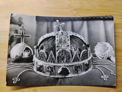 Magyar koronázási jelvények, Budapest, Országház, Magyar korona, királyi jogar, országalma