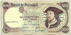 500 escudo escudos 1979.09.06. Portugália