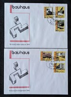NDf2508-13 / NDK 1980 Épületek bélyegsor FDC-n postatiszta