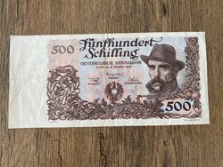 Ausztria 500 Schilling 1953 VF++