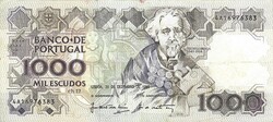 1000 escudo escudos 1990 Portugália