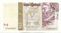 500 escudo escudos 1997.09.11. Portugália