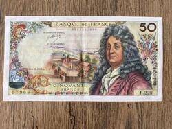Franciaország 50 Francs 1973 XF+