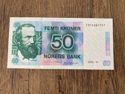 Norvégia 50 Korona 1995 UNC