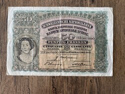 Svájc 50 Frank 1942 F-