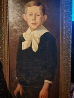 Lammel Antal (1872–1945) gyermek portré