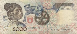 2000 escudo escudos 1992 Portugália 1.