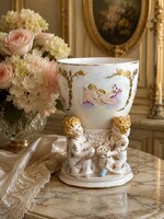 Historical large figurative vase & coffee table centerpiece