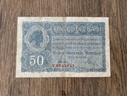 Románia 50 Bani 1917 VG