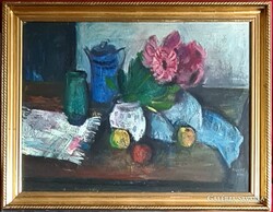 Károly Klimó (1936 - ): Still Life