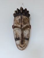 Antik afrikai nagy méretű maszk Fang népcsoport fa afrikanische Maske Gabon D800 433 7230