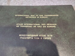 Térkép/Atlasz - International Map of Gas Transmission Networks in Europe 1975 UNECE - Cartographia