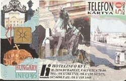 Régi Hotelinfo telefonkártya