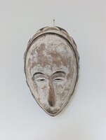 Antik afrikai maszk Fang népcsoport fa afrikanische Maske Gabon D800 442 7254
