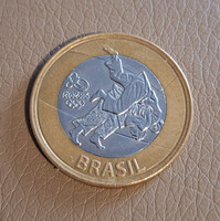 Brazília 1 real, 2015 - Olimpiai Játékok, Rio de Janeiro 2016 - Cselgáncs - Emlékérme