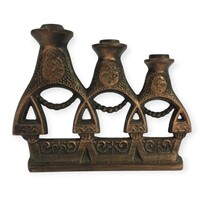 Orosz bronz Matrjoska gyertyatartó - 50330