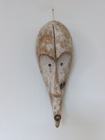 Antik afrikai maszk Fang népcsoport fa afrikanische Maske Gabon D800 437 7241