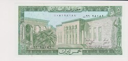 Libanon 5 líra 1986 UNC