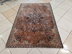 Akció! Gyönyörű120x180 cm kézi csomózású gyapjú perzsa szőnyeg MZ260