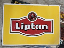Ritka retro LIPTON műanyag reklámtábla