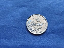 CANADA / KANADA 25 CENT 2017 150.ÉVFORDULÓ! TEKNŐSBÉKA! II.ERZSÉBET! UNC!