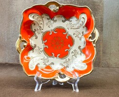 Antique Oscar Schlegelmilch Art Deco Hand-Painted Porcelain Decorative Plate