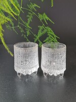 Ikonikus finn Iittala Ultima Thule olvadó lappföldi jégcsap pohár szett 1968 Tapio Wirkkala desing