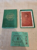 Fradi memorabilia 1974 ticket plaque