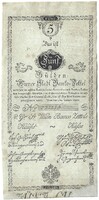 5 gulden / forint 1800 restaurált ritka