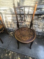 Thonet Tonett szék díszes rokokó stílusú mintàval ülő része !
