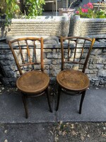 Antik Gyönyörű thonet székek pàrban  2 db díszes ülőfelület esetleg 3 db