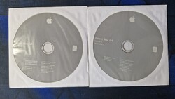 Eredeti Apple Power Mac G4 Mac OS X Jaguar Install CD Szett (2 db)