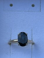 Sapphire-studded 14k Gold Solitaire Ring