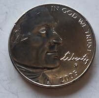 USA  5 cent bölényes 2005 (S70)