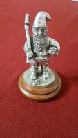 Ezüstözött szobor,figura