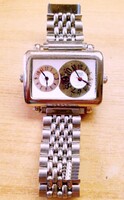 Retro Women's Watch: Q&Q Duplex Quartz, Water-Resistant Rare Piece