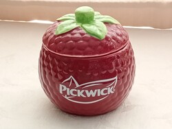 Porcelán cukortartó Pickwick málna alakú vintage