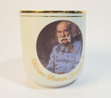 Ferenc József porcelán emlék bögre